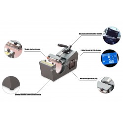 Preša za termo transfer šalica, sublimacija, automat PTMP5105